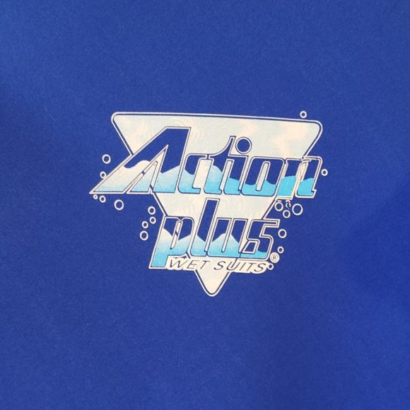 Action Plus Scuba Dive Surf Swim Blue Black Wetsuit Adult Unisex Size S NWT - Picture 10 of 11
